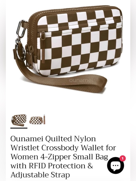 Handbags - Ounamei Wristlet Crossbody Brand New